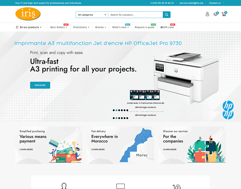 E-commerce-Pinrter-Website